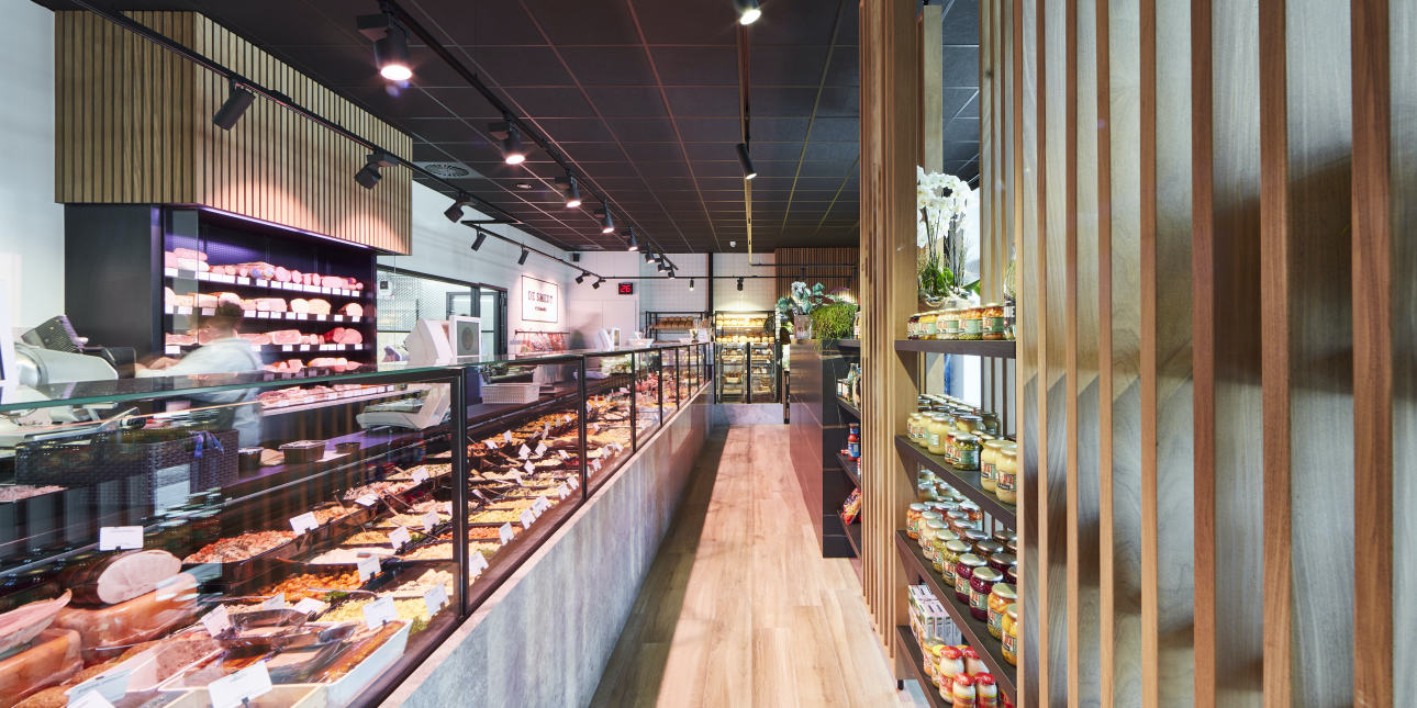 Winkelroutes van Butcher's Store Antwerp City door Wimag