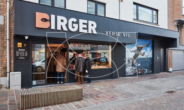 Vishandel Birger in Nieuwpoort door Wimag