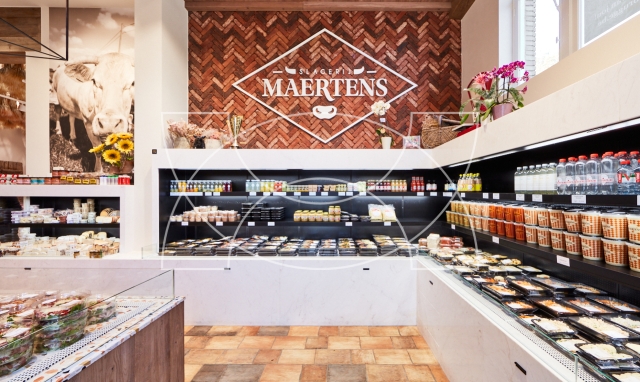 Slagerij Maertens in Brugge door Wimag