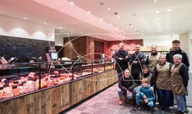 Vleeshal Filip in Waasmunster door Wimag